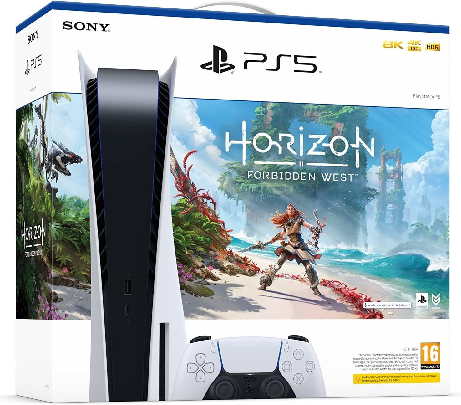 SONY PLAY STATION 5 HORIZON 8K HDR CFI-1116A