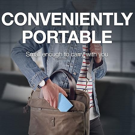 SEAGATE 4TB EXTERNAL ONE TOUCH PORTABLE HDD LIGHT BLUE STKZ4000402 thumbnail 4