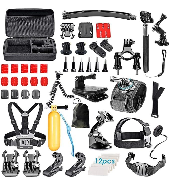 POWERPAK 60 IN 1 GOPRO ACTION CAMERA ACCESSORIES KIT