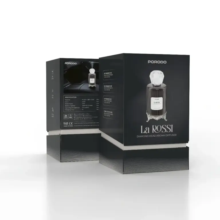 PORODO LA ROSSI DIAMOND HEAD AROMA DIFFUSER BLACK PDLFSTD8BK