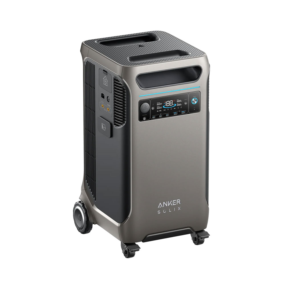 ANKER SOLIX 6000W 3840WH PORTABLE POWER STATION BLACK A1790211