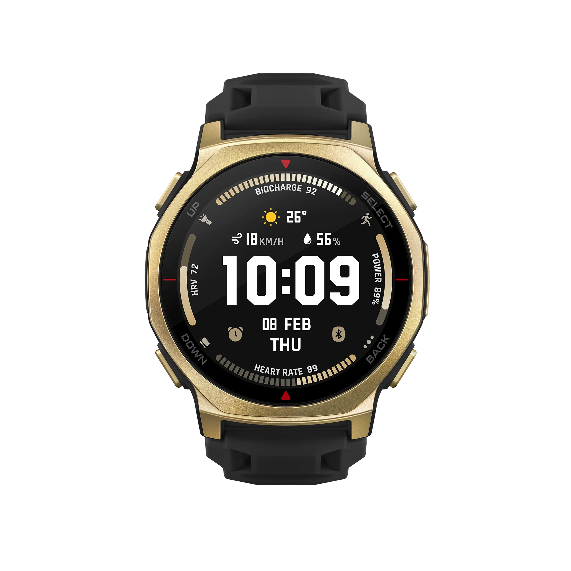 AMAZFIT T-REX 3 PRO 44MM SMART WATCH BLACK GOLD A2549
