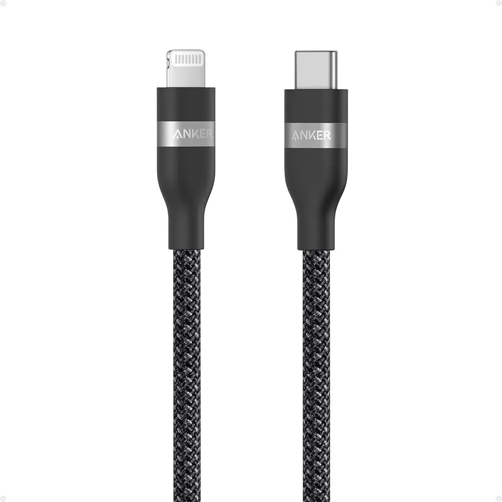 ANKER USB-C TO LIGHTNING BRAIDED CABLE 3FT BLACK A82B2011
