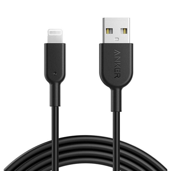 ANKER POWERLINE+ II WITH LIGHTNING CONNECTOR 3FT BLACK C89 A8432H12