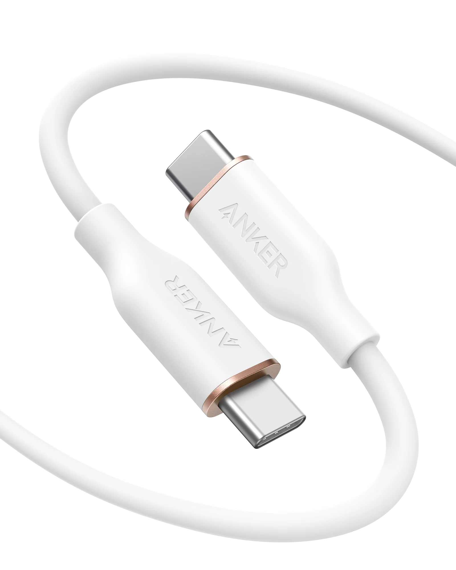 ANKER POWERLINE III FLOW USB-C TO USB-C WHITE A8552H21