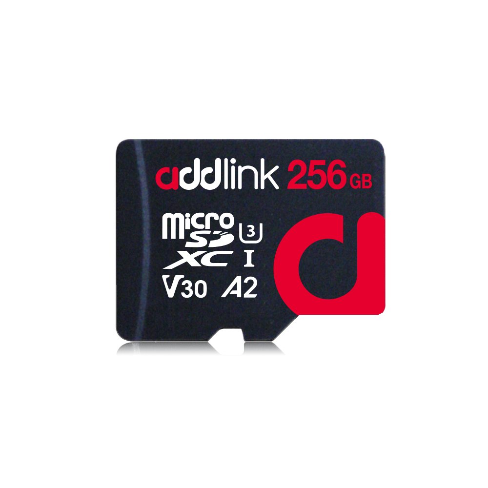 ADDLINK V30 256GB MICRO SDXC USH CARD WITH ADAPTER BLACK AD256GBMSXU32A