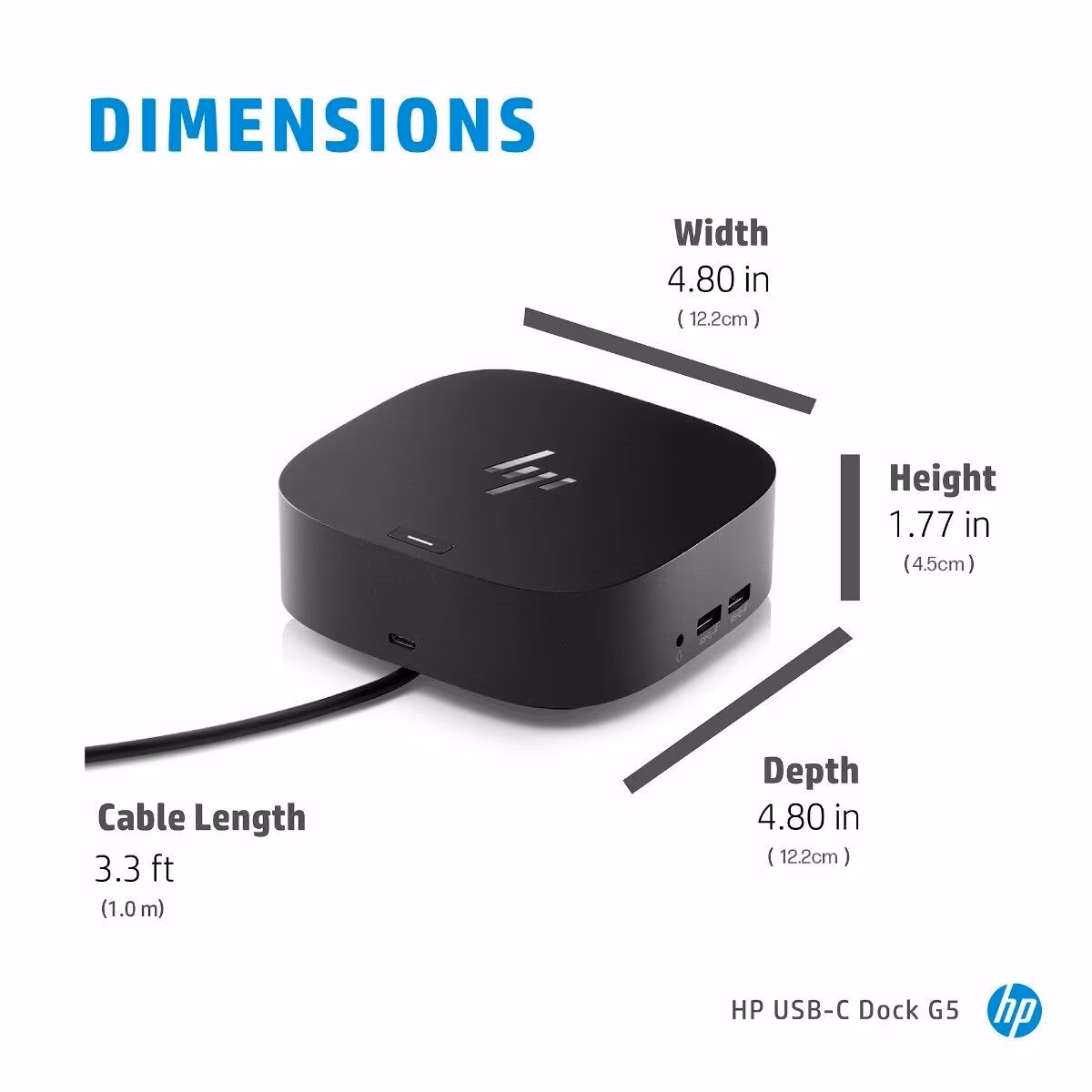 HP USB-C DOCK G5 WITH 120W ADAPTER thumbnail 5