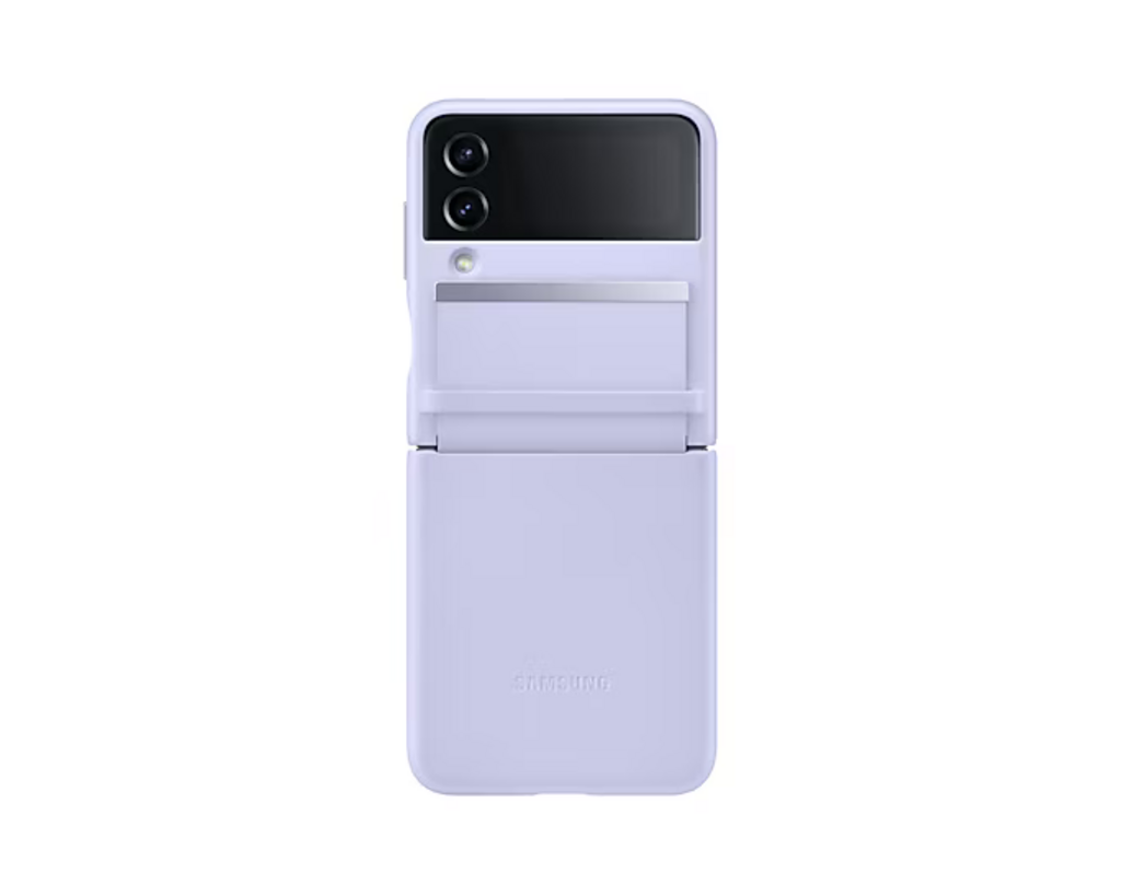 SAMSUNG FLIP 4 FLAP LEATHER COVER SERENITY PURPLE EF-VF721LLEGWW