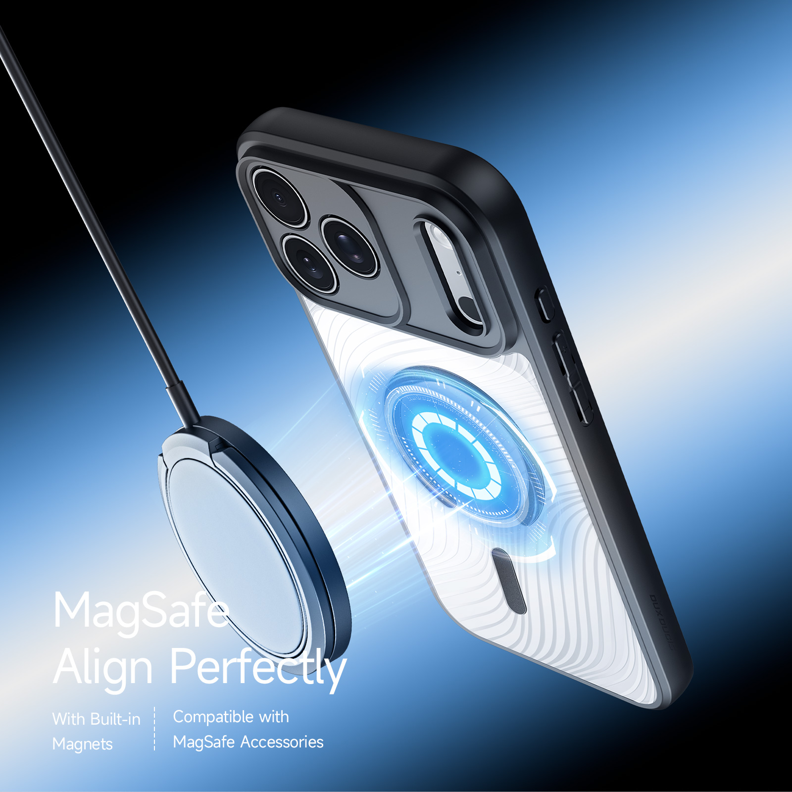 DUX DUCIS IPHONE 17 PRO AIMO MAG CASE WITH MAGNETIC STAND BLACK AIMO-0381 thumbnail 4