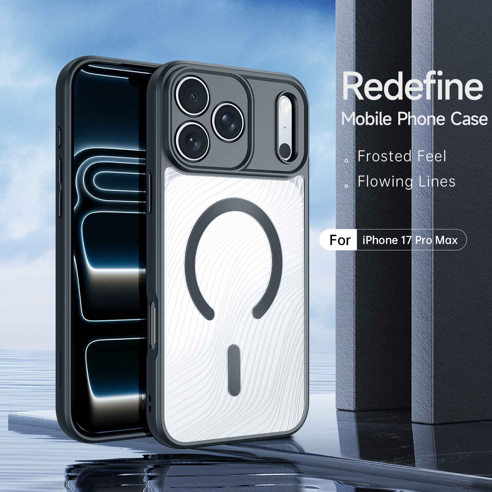 DUX DUCIS IPHONE 17 PRO MAX AIMO MAG CASE BLACK AIMO-0417 thumbnail 2