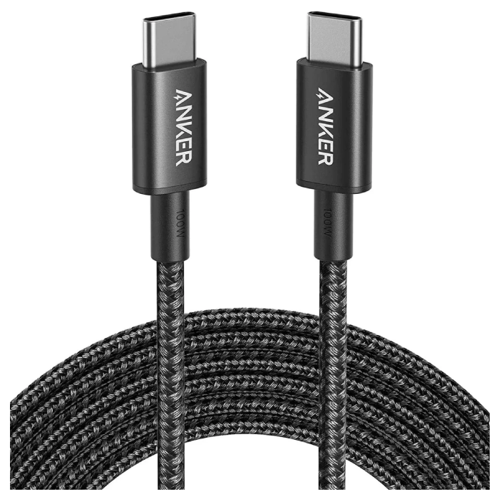 Anker 60W USB-C to USB-C Fast Charging Cable 3.3ft - Black A8752H11