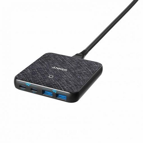 ANKER POWERPORT ATOM III 4 PORT 63W SLIM BLACK A2046K11