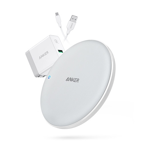 ANKER POWERWAVE 7.5 PAD FAST WIRELESS CHARGING PAD WHITE B2514K23