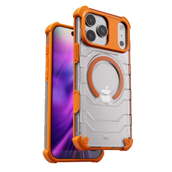 BLUPEBBLE IPHONE 17 PRO MAX ARMORCORE CASE WITH MAGSAFE ORANGE BP-IPARMC17MAX-OR