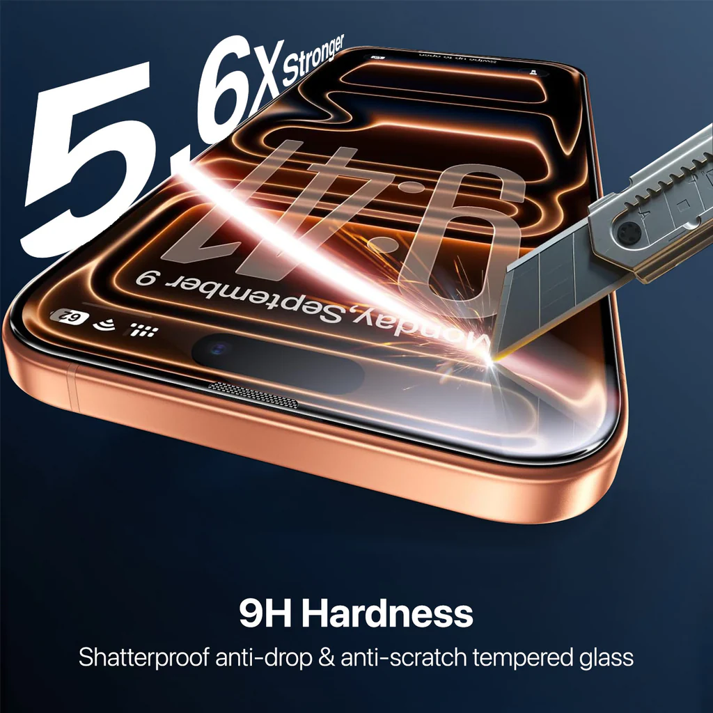 BAIKO IPHONE 17 PRO GLASS SCREEN PROTECTOR CLEAR thumbnail 3