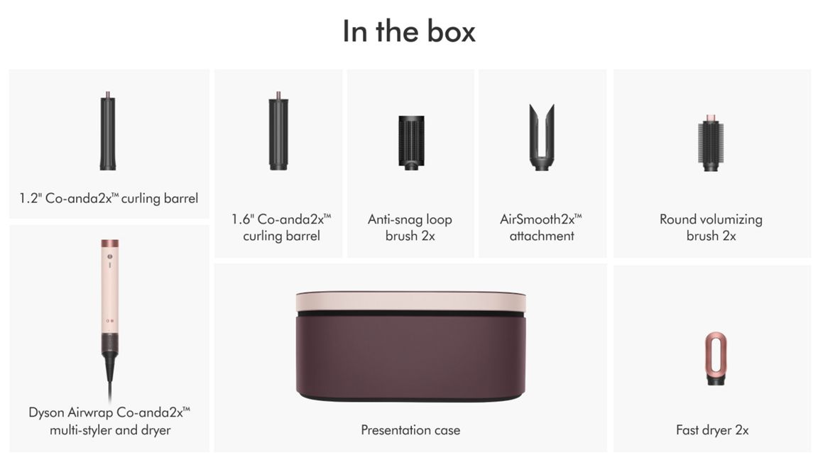 DYSON AIRWRAP COANDA2X MULTI-STYLER AND DRYER STRAIGHT+WAVY AMBER SILK HS09 thumbnail 8