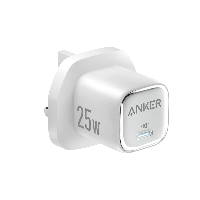 ANKER 25W USB C FOLDABLE PPS CHARGER WHITE A2656K21