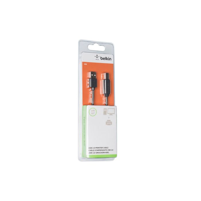BELKIN USB 2.0 PRINTER CABLE 1.8M BLACK 8830BT27169