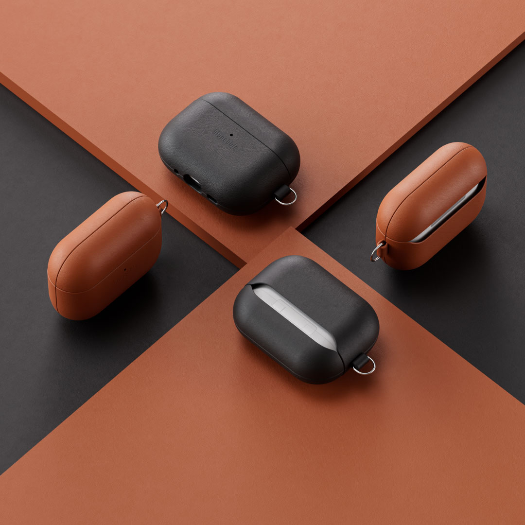 BLUPEBBLE LUXESHIELD AIRPODS PRO 3 CASE BLACK BP-APP3LTHSHD-BK thumbnail 2