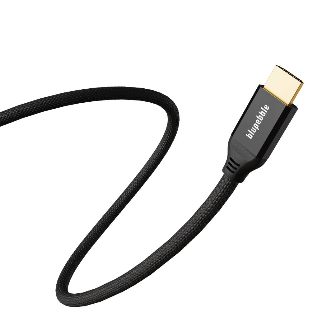 BLUPEBBLE 16K HDMI TO HDMI 2.2 ALUMINUM HOUSING SUPPORT 16K/60Z CABLE 2M BLACK BP-HD16KGEN2-AG2-BK thumbnail 3