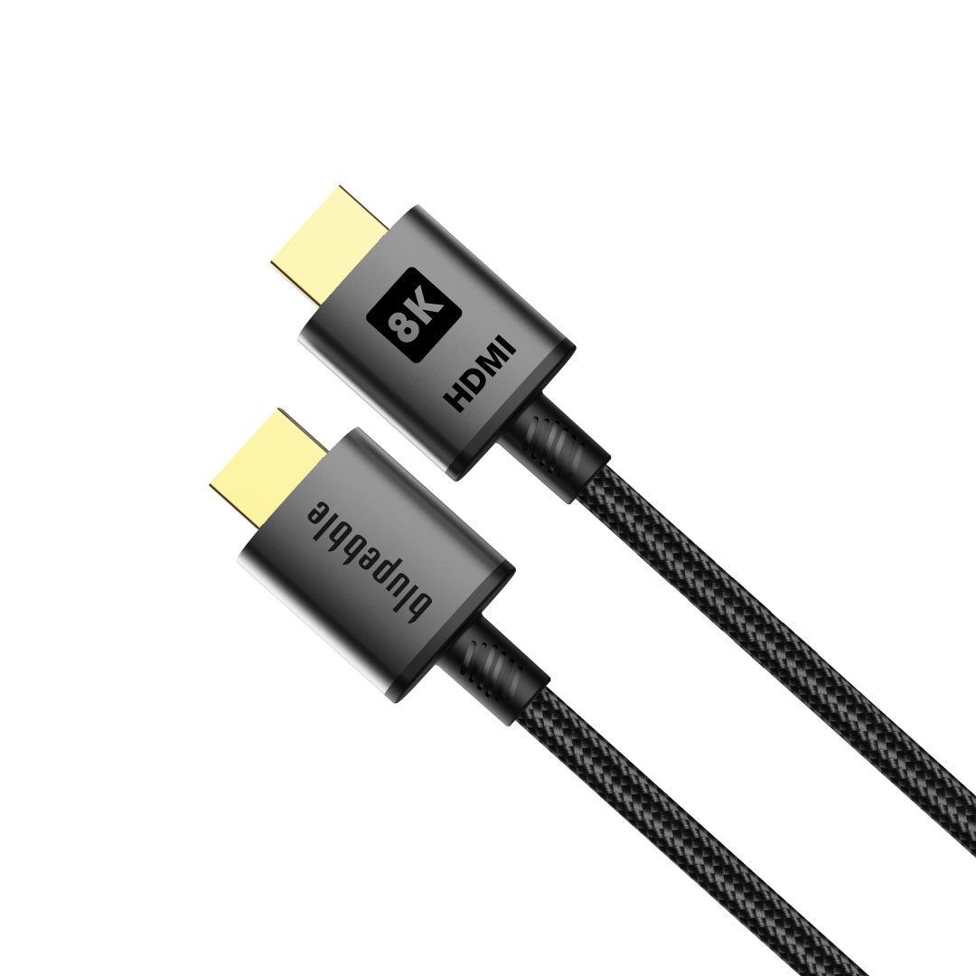 BLUPEBBLE HDMI TO HDMI 8K 3M 10FT CABLE GREY BP-HD8KGEN2-AG3-GY