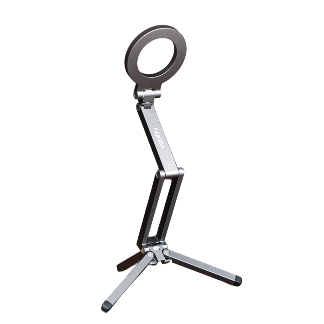 BLUPEBBLE MAGFLEX MULTI AXIS ROTATION SLEEK FOLDABLE STAND GRAY BP-MGCFLX-GY