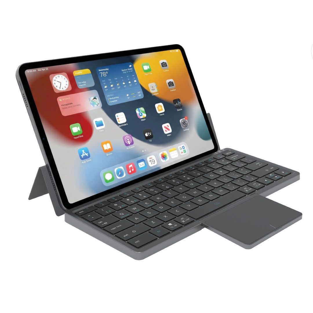 BLUPEBBLE TABKEY+ UNIVERSAL TABLET KEYBOARD CASE ARABIC GRAY BP-TABKEY+AR-GY
