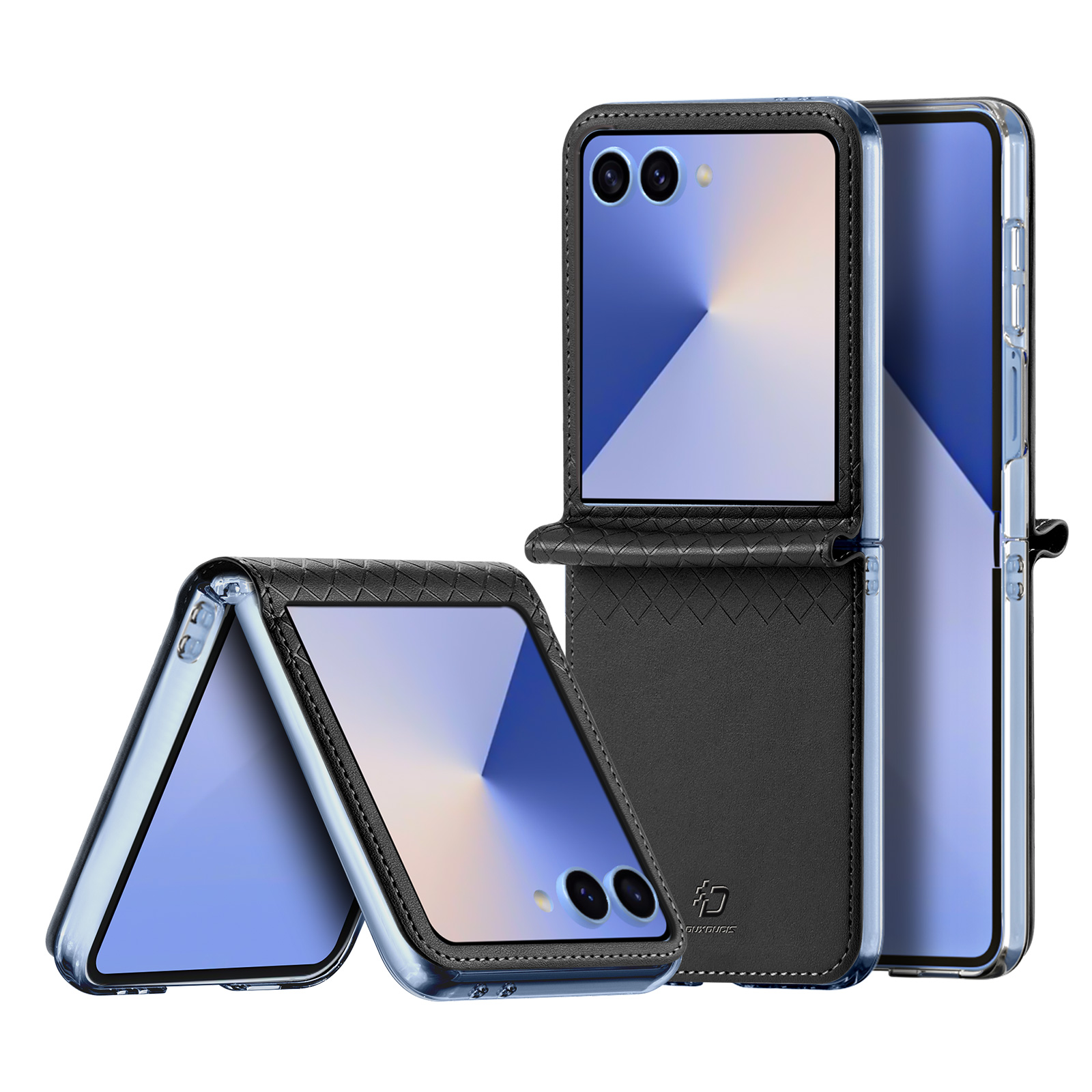 DUXDUCIS SAMSUNG Z FLIP 7 BRIL SERIES CASE BLACK BRIL0068