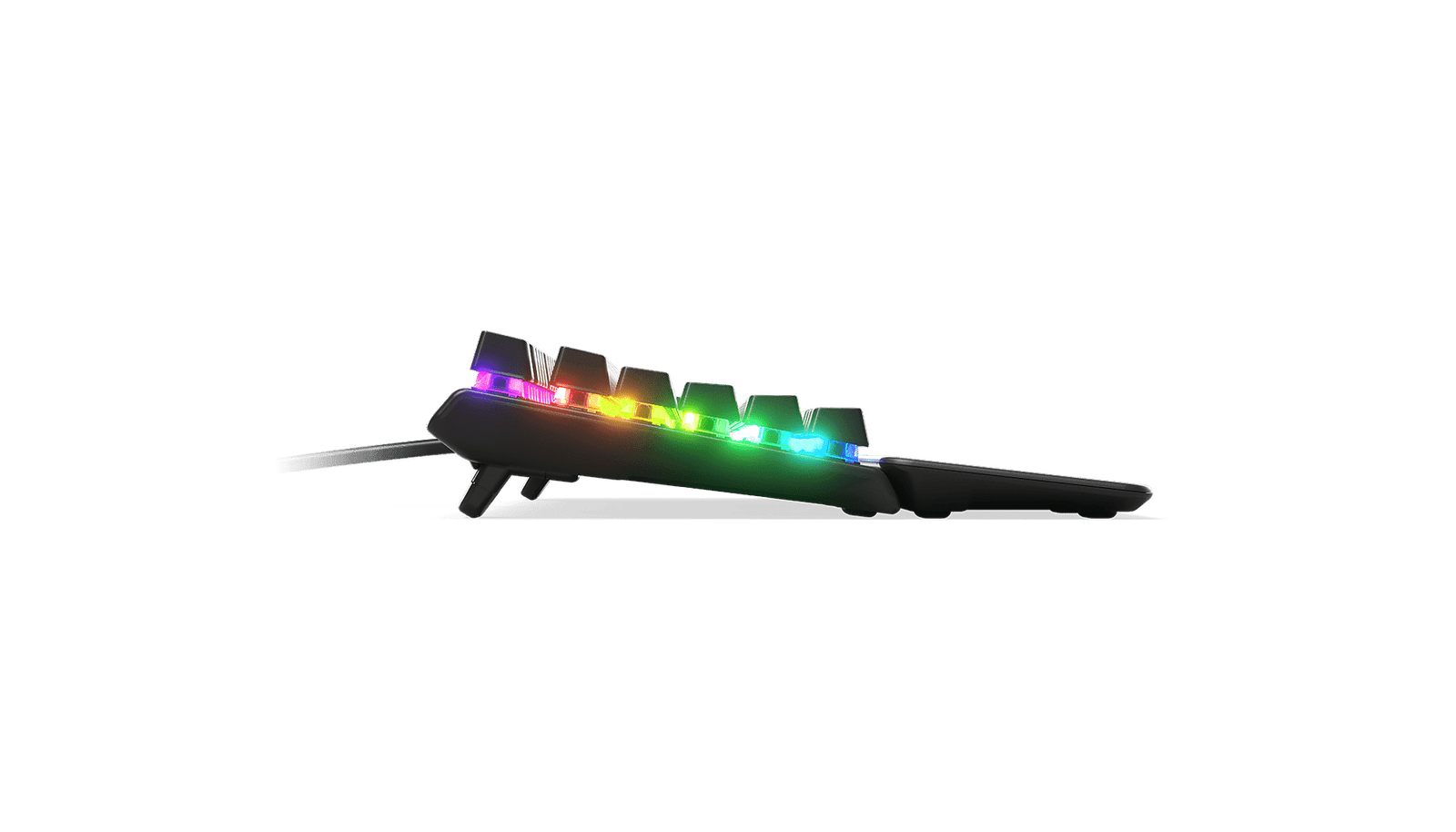 SteelSeries Apex 7 TKL Red Switch Mechanical Gaming Keyboard US (64646) - Compact Design, Dynamic RGB Lighting, Responsive Red Switches thumbnail 4