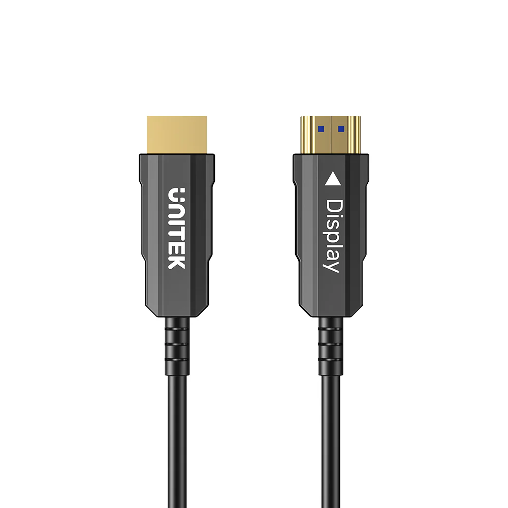 UNITEK 4K ULTRA HD 60HZ HDMI FIBER OPTIC CABLE 50M BLACK C11072BK