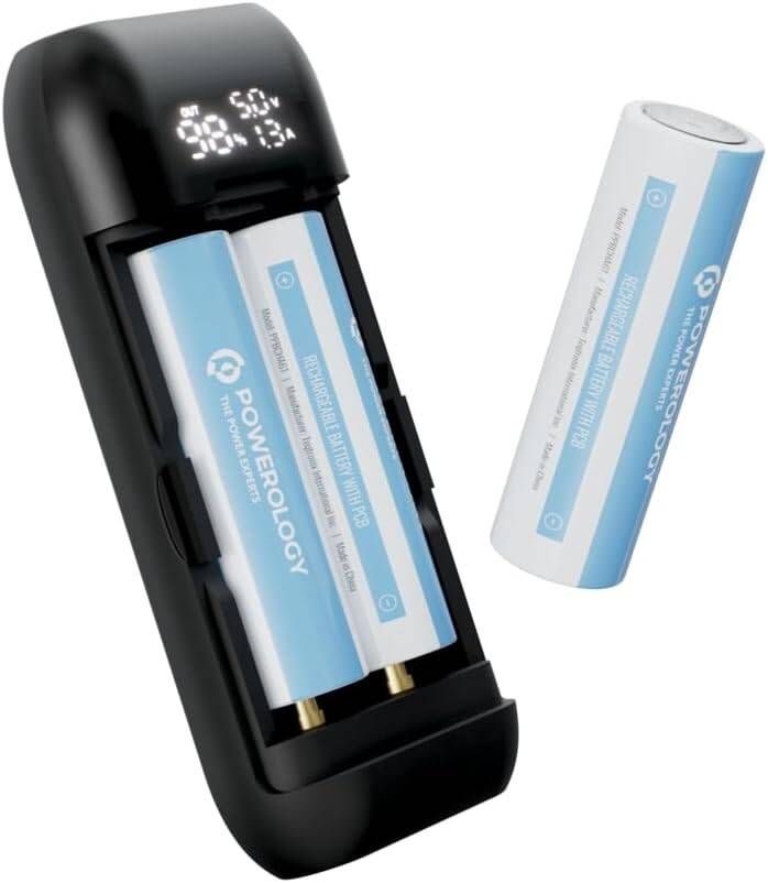POWEROLOGY DIY CELL 10000+5000MAH POWERBANK BLACK PPBCHA61