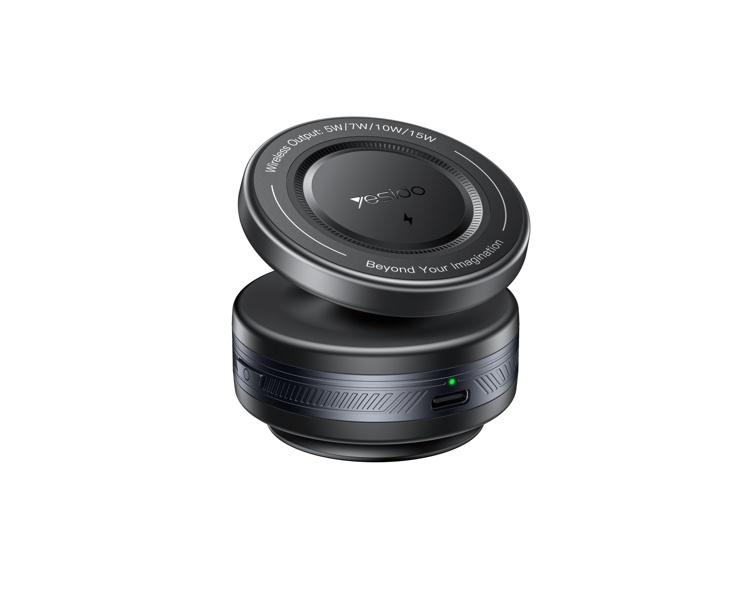 YESIDO MAGNET WIRELESS VACUUM SUCTION CUP BLACK C310