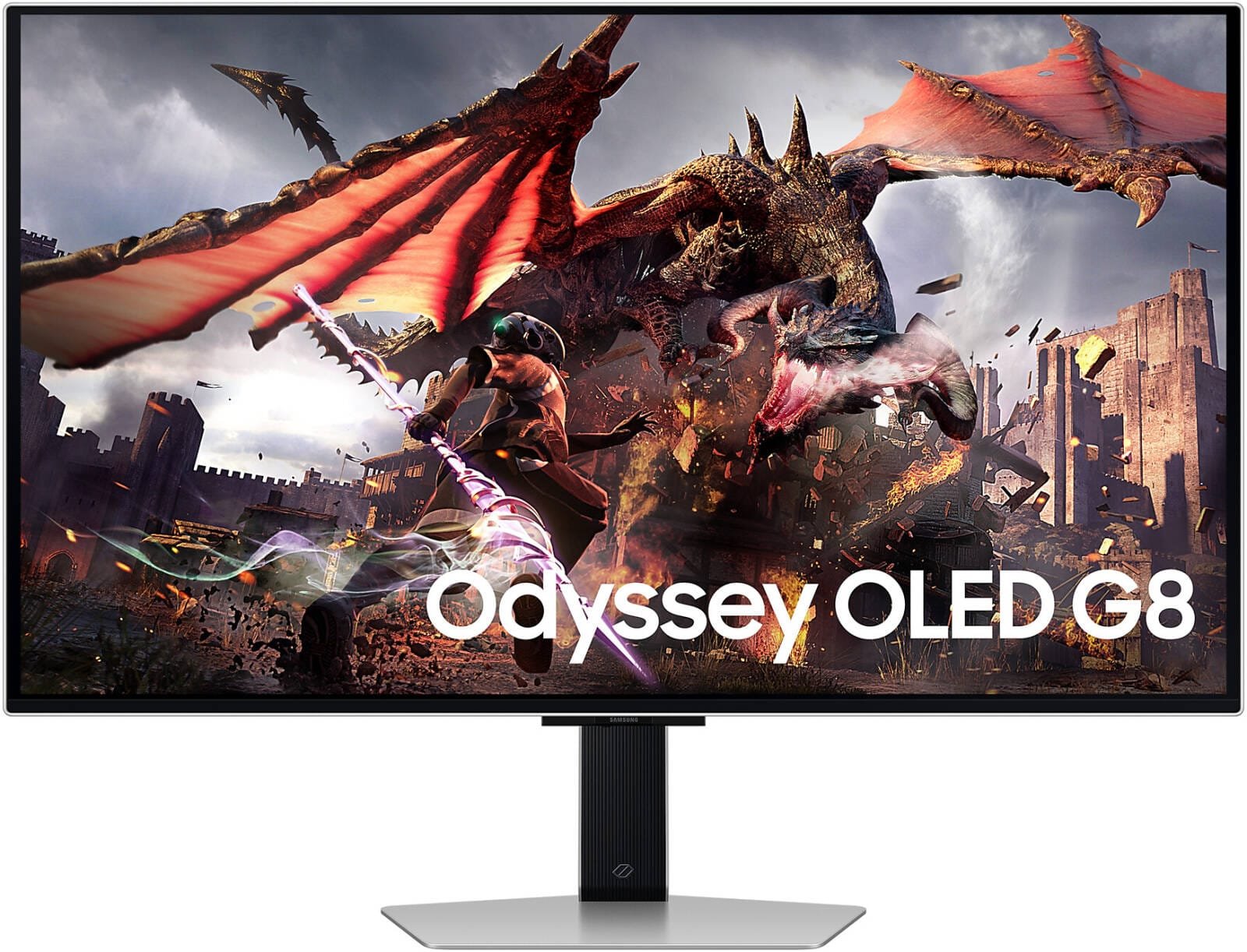 Samsung 32-Inch UHD OLED Gaming Monitor (LS32DG802SMXUE) - 0.03ms Response Time, 240Hz Refresh Rate