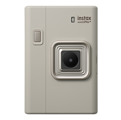 FUJIFILM INSTAX MINI LIPLAY PLUS HYBRID INSTANT CAMERA SAND BEIGE