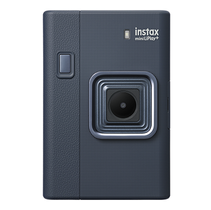 FUJIFILM INSTAX MINI LIPLAY PLUS HYBRID INSTANT CAMERA MIDNIGHT BLUE