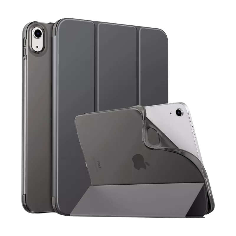 FASHION APPLE IPAD 10TH GEN 10.9 INCH LEATHER CASE GRAY