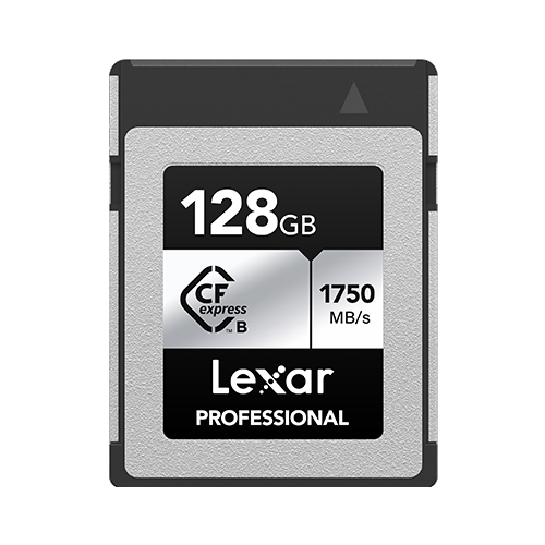 LEXAR PROFESSIONAL SILVER CFEXPRESS TYPE B 1750MBPS 128GB LCXEXSL128G-RNENG