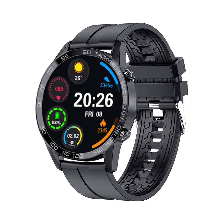 XCELL CLASSIC 3 TALK WATCH WITH SILICONE STRAP BLACK