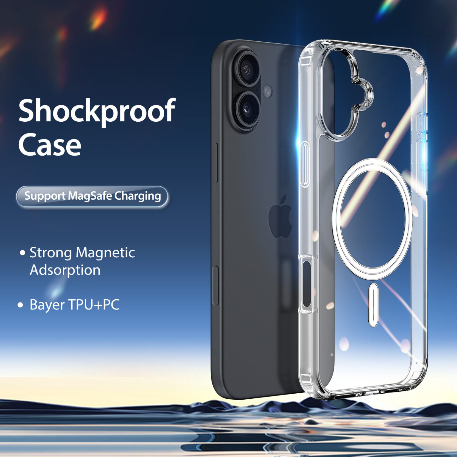 DUXDUCIS IPHONE 16 PLUS CLIN MAG CASE CLEAR CLIN-00105 thumbnail 5