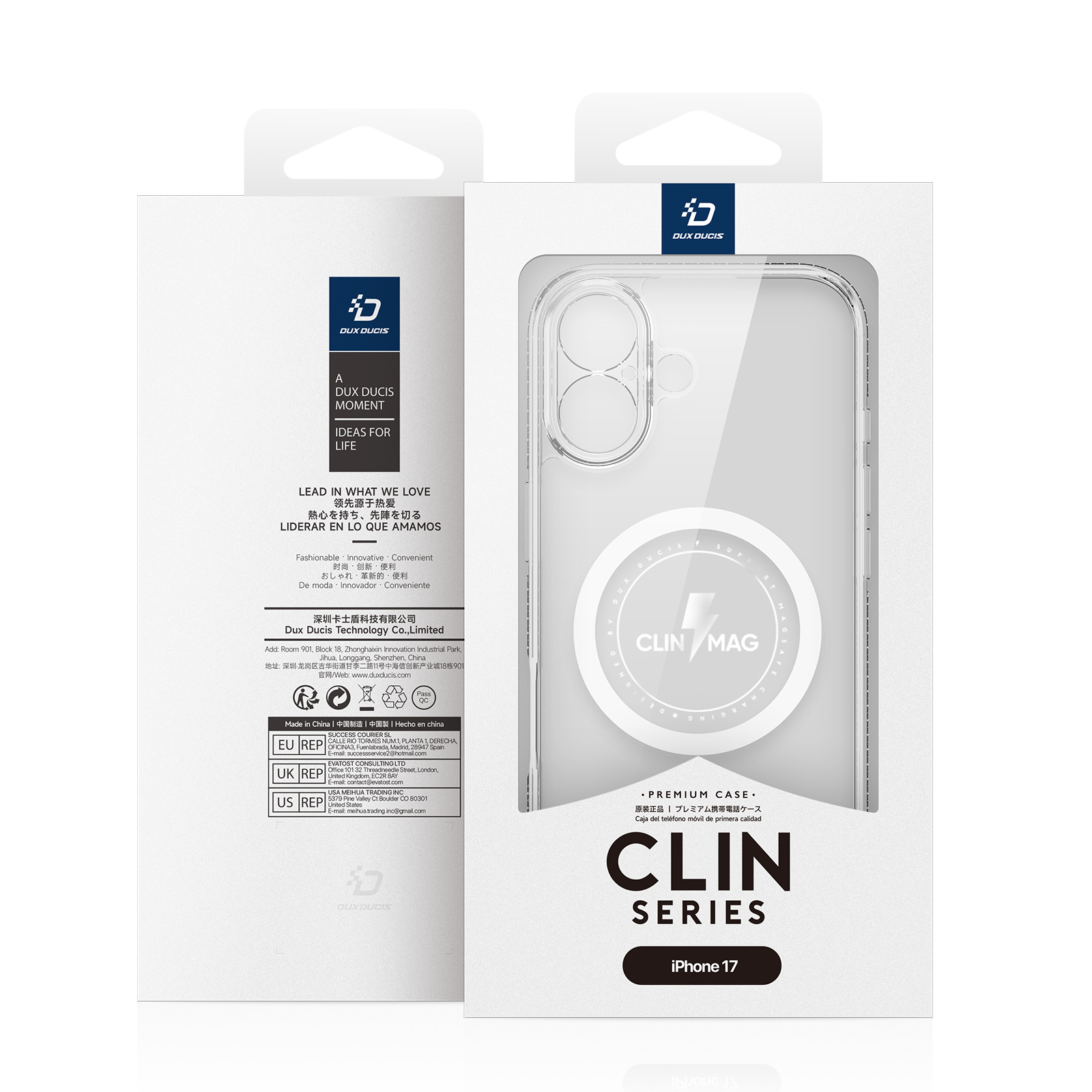 DUX DUCIS IPHONE 17 PRO CLIN MAG CASE CLEAR Clin-00145 thumbnail 2