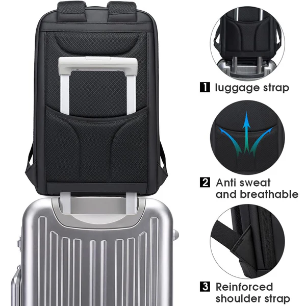 BANGE BACKPACK GRAY BG-2517-1 thumbnail 3