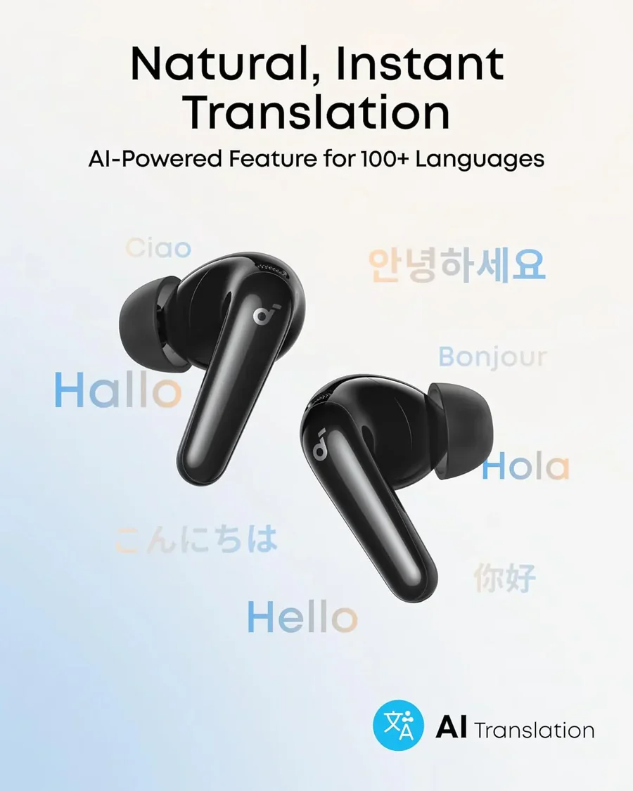 ANKER SOUNDCORE R60I NC TRUE WIRELESS EARBUDS WHITE D1202H21 thumbnail 2