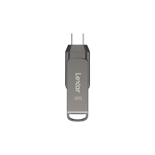 LEXAR JUMPDRIVE DUAL DRIVE USB C 32GB SPEED UP TO 100 MB/S FLASH DRIVE D400 LJDD400032G-BNQNG