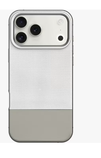 LEVELO IPHONE 17 PRO LEVELO CUIR CASE SILVER STONE LVLCUIR17PSLST
