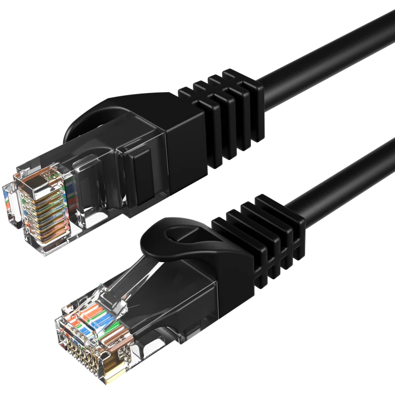 JASOZ CAT8 SHIELDED NETWORK CABLE T BLACK 10M T-E190