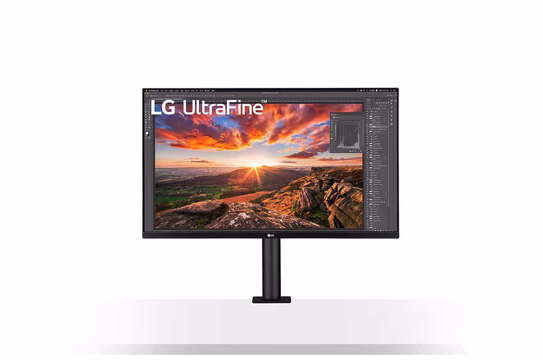 LG 32 INCH UHD 4K ERGO IPS MONITOR WITH DCI-P3 HDR10 USB-C 32UN880K-B