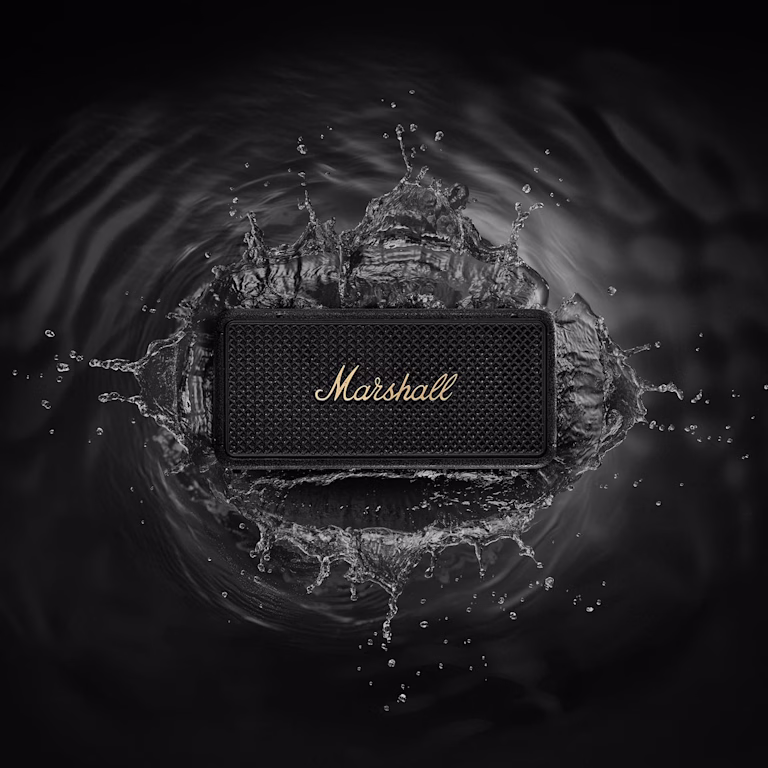MARSHAL MIDDLETON II PORTABLE BLUETOOTH SPEAKER BLACK AND BRASS MIDDLETON2-BK-BRS thumbnail 2