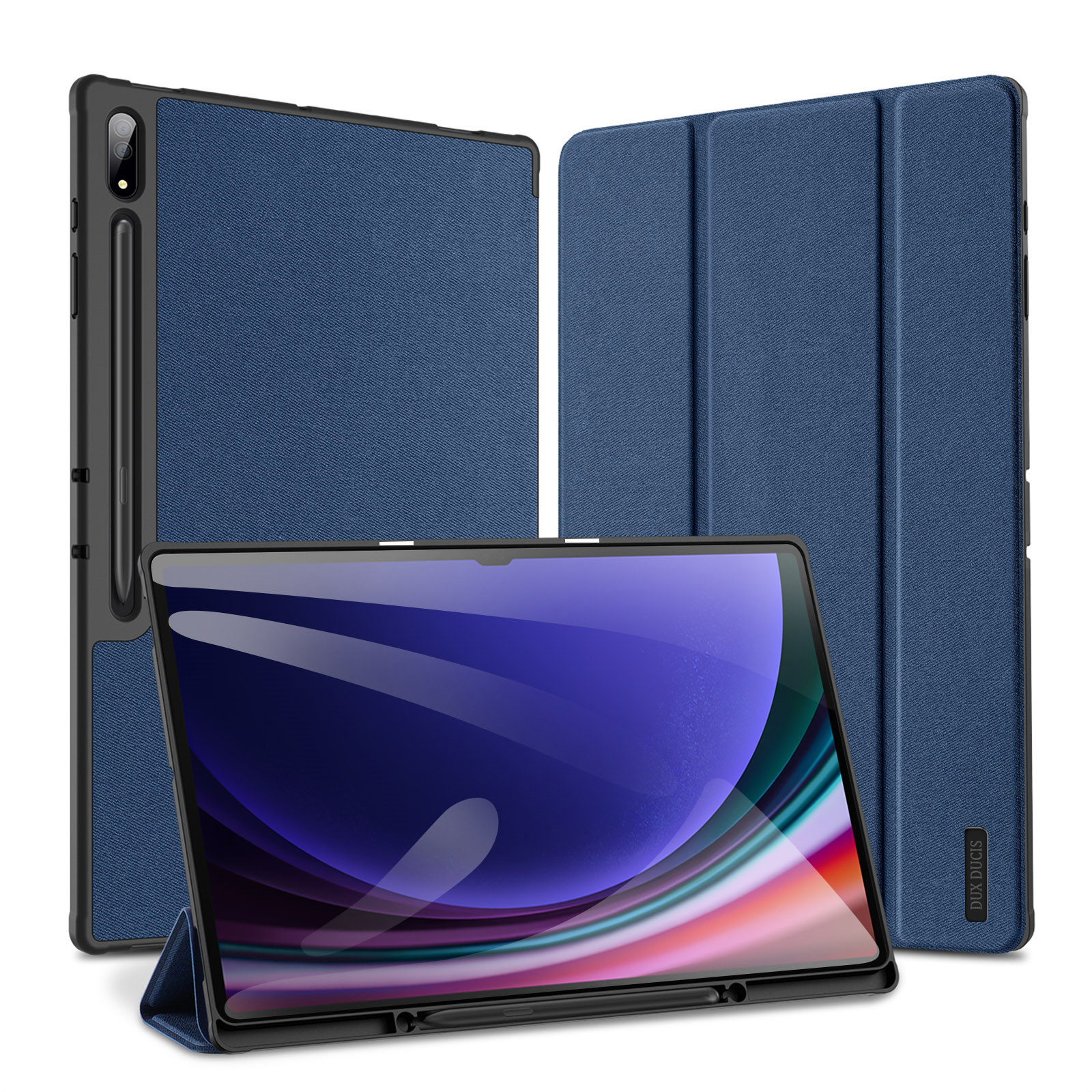 DUXDUCIS SAMSUNG TAB S10 ULTRA/S9 ULTRA/S8 ULTRA DOMO SERIES CASE BLUE DOMO475