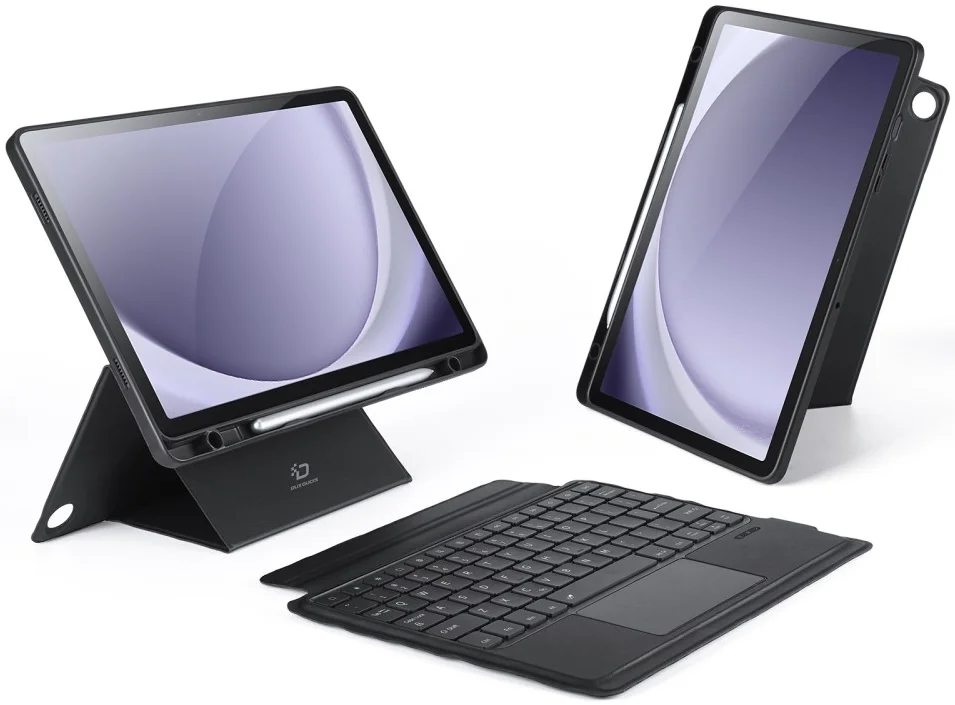 DUX DUCIS SAMSUNG GALAXY TAB A11 PLUS/ A9 PLUS MAGNETIC FOLIO KEYBOARD BLACK ARB/ENG DK-ALBYBG-020-CP