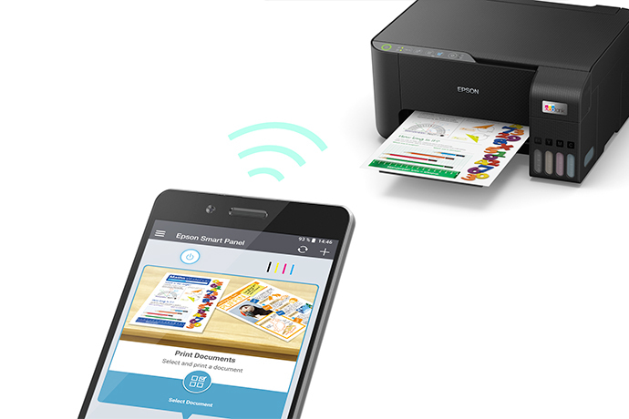 EPSON ECO TANK 3 IN 1 HOME INK TANK PRINTER BLACK L3251 thumbnail 5